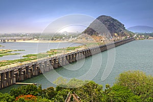 Prakasam barrage, India