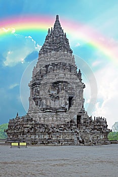 Prambanan or Candi Rara Jonggrang is a Hindu temple in Java Indonesia