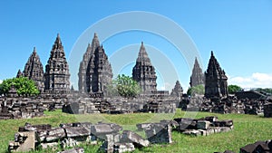 Prambanan temple compounds photo