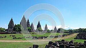 Prambanan temple compounds photo