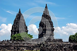 Prambanan temple on Java island, Indonesia