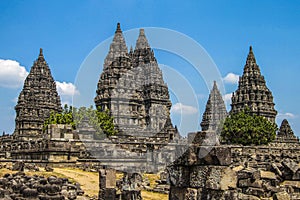 Prambanan Temple on Java Island, Indonesia