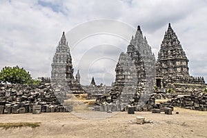 The Prambanan temple, Java, Indonesia