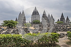 The Prambanan temple, Java, Indonesia