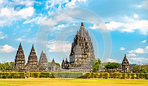 Prambanan Temple near Yogyakarta in Indonesia