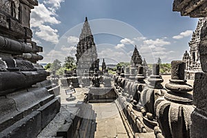 Prambanan temple near Yogyakarta on Java island, Indonesia