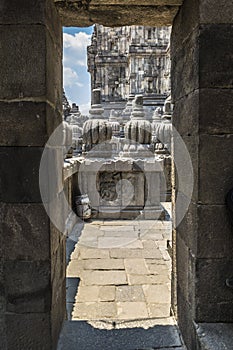 Prambanan temple near Yogyakarta on Java island, Indonesia