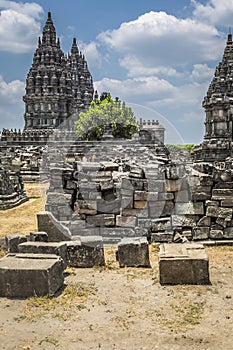 Prambanan temple near Yogyakarta on Java island, Indonesia