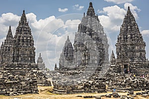 Prambanan temple near Yogyakarta on Java island, Indonesia