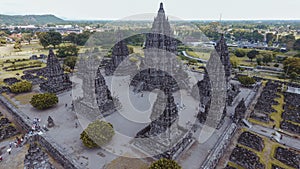 Prambanan Temple at noon