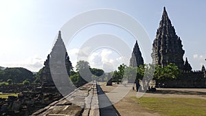 Prambanan Temple, a relic of the Hindu kingdom in Central Java, Indonesia
