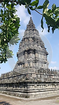 Prambanan Temple, a relic of the Hindu kingdom in Central Java, Indonesia