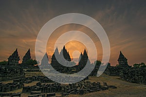 Prambanan Temple Sunset