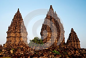 Prambanan temple in yogyakarta java indonesia