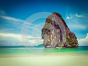 Pranang beach. Krabi, Thailand