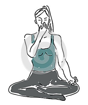 Pranayama nadi shodhana