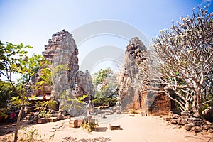 Prasat Banan temple in  Battambang, Cambodia