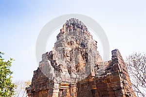 Prasat Banan temple in Battambang, Cambodia