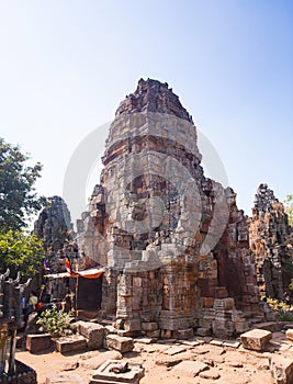 Prasat Banan temple in Battambang, Cambodia