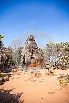 Prasat Banan temple in Battambang, Cambodia photo