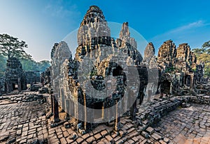 Prasat bayon temple angkor thom cambodia