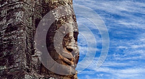 Prasat Bayon Temple in Angkor Thom, Cambodia