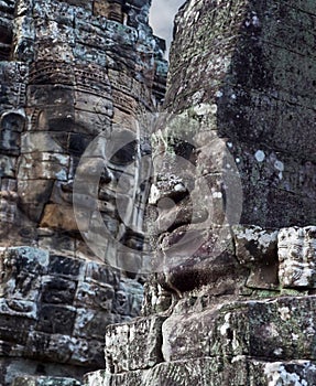 Prasat Bayon temple in Angkor Thom, Cambodia