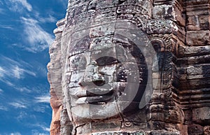 Prasat Bayon temple in Angkor Thom, Cambodia