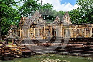 Prasat Muang Tam, an ancient Khmer-style Hindu temple complex in Buriram Province, Thailand