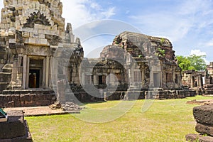 Prasat Phanom Wan Historical Park, Nakhon ratchasima, Thailand.