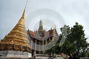 Prasat Phra Dhepbidorn or The Royal Pantheon, Grand Palace, Bangkok, Thailand