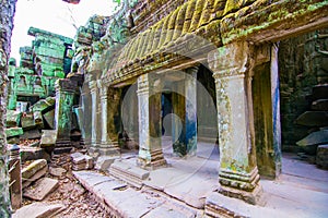 Prasat Ta Phrohm  is  a  stone  castle  built  in  the ancient  Khmer period