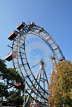 Prater ferris wheel in Vienna