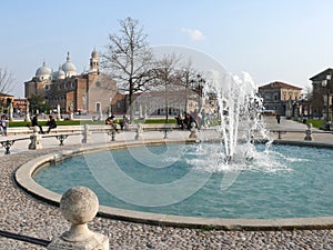 Prato della Valle, Basilica of Santa Giustina, Padova (Padua), Italy