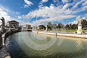 Prato della Valle - Large Town square in Padua Veneto Italy