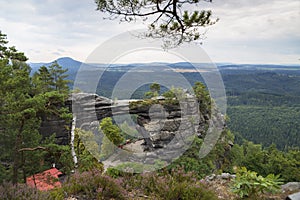 Pravcicka brana - largest natural sandstone arch in Europe