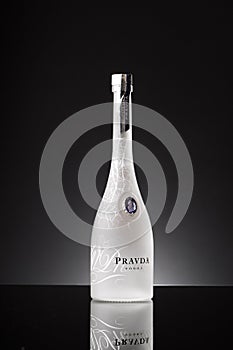 Pravda vodka bottle