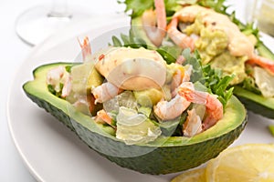 Prawn and Avocado Salad