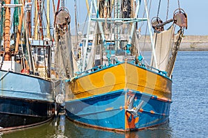 Prawn fishing boat in Dutch harbor Lauwersoog