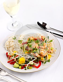 Prawn and Mango salad