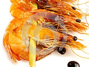 Prawn Stick on Lemon Grass