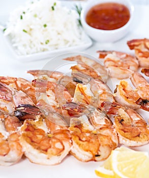 Prawns with Chilli Sauce