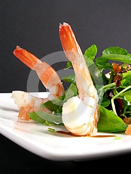 Prawns salad