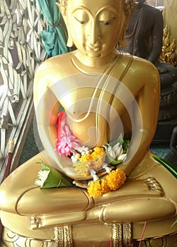 Pray of Buddha image