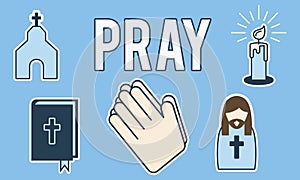 Pray Faith Prayer Praying Religion Spiritual God Concept