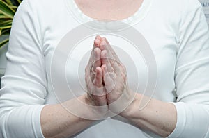 Pray gesture