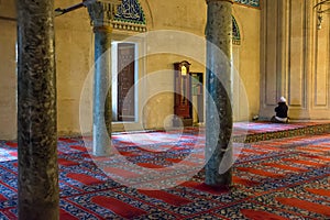 Pray in muslims mosque in Turkey