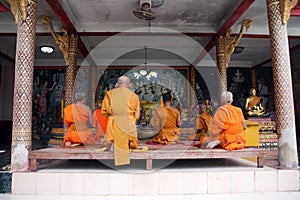 Pray to buddha photo