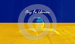 Pray For Ukraine, flag Ukraine. Russia vs Ukraine stop war, Russia and Ukraine fighting