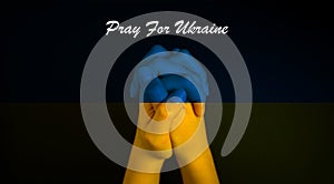 Pray For Ukraine, flag Ukraine. Russia vs Ukraine stop war, Russia and Ukraine fighting